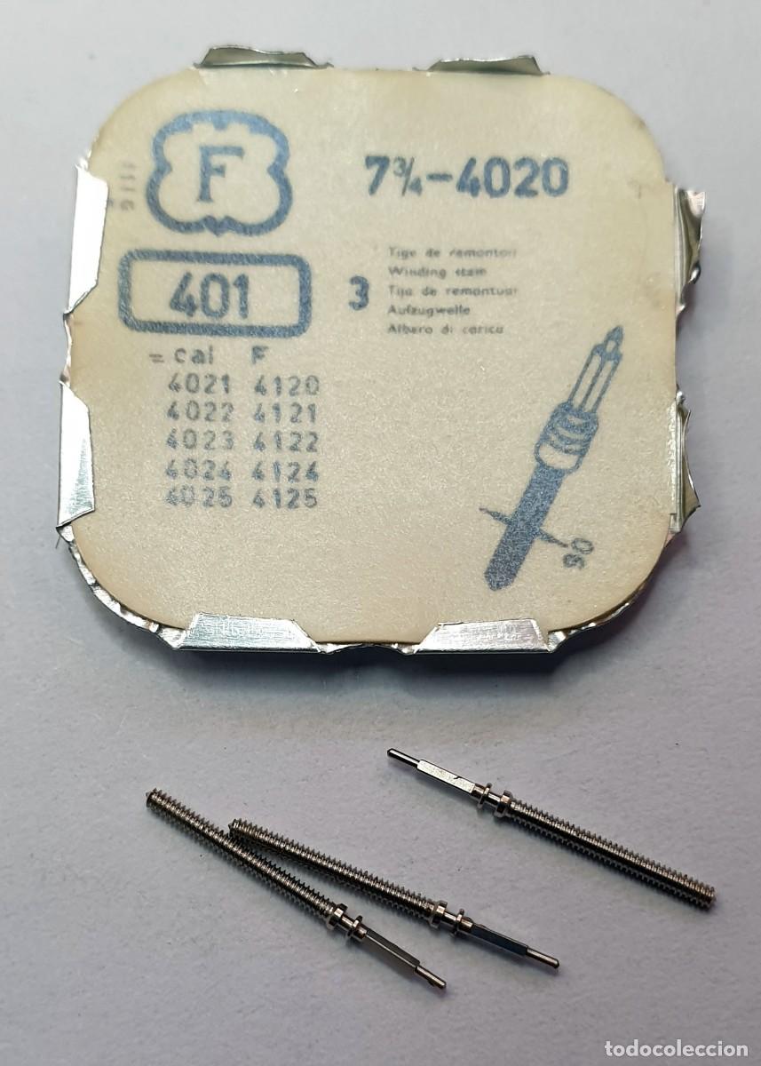 Recambios de relojes: Lote de 3 Tijas de Remontuar Felsa (F) 401 - Calibres Felsa 4020, 4021, 4120, 4125
