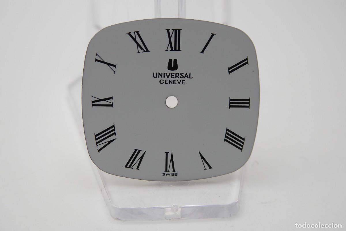 Recambios de relojes: Universal Gen&egrave;ve vintage dial white roman index 26mm x 24mm