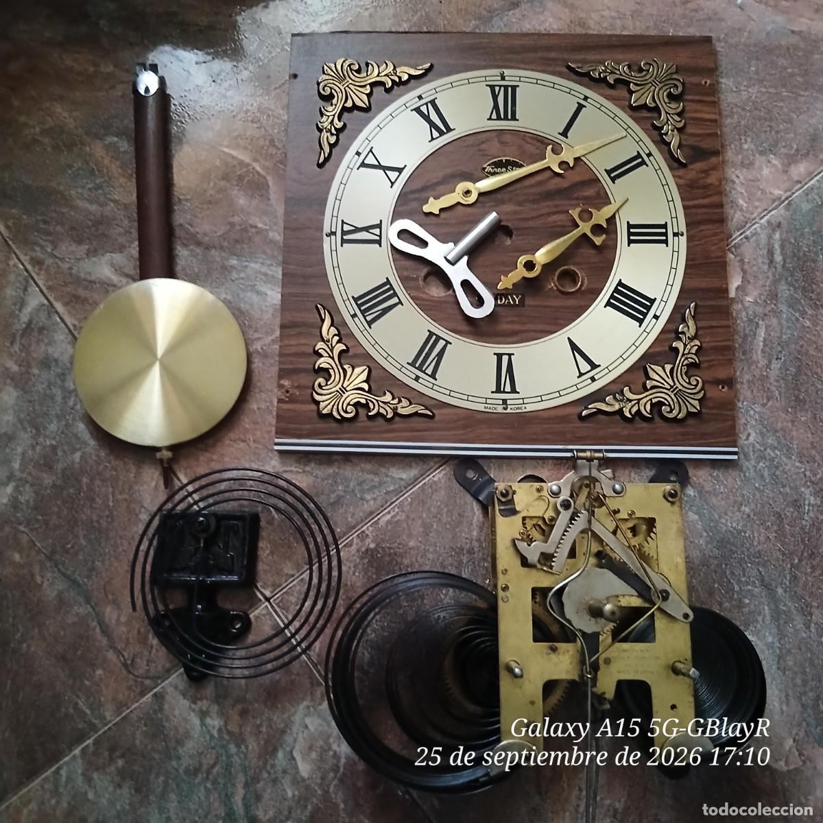 Recambios de relojes: Piezas reloj de pared antiguo.