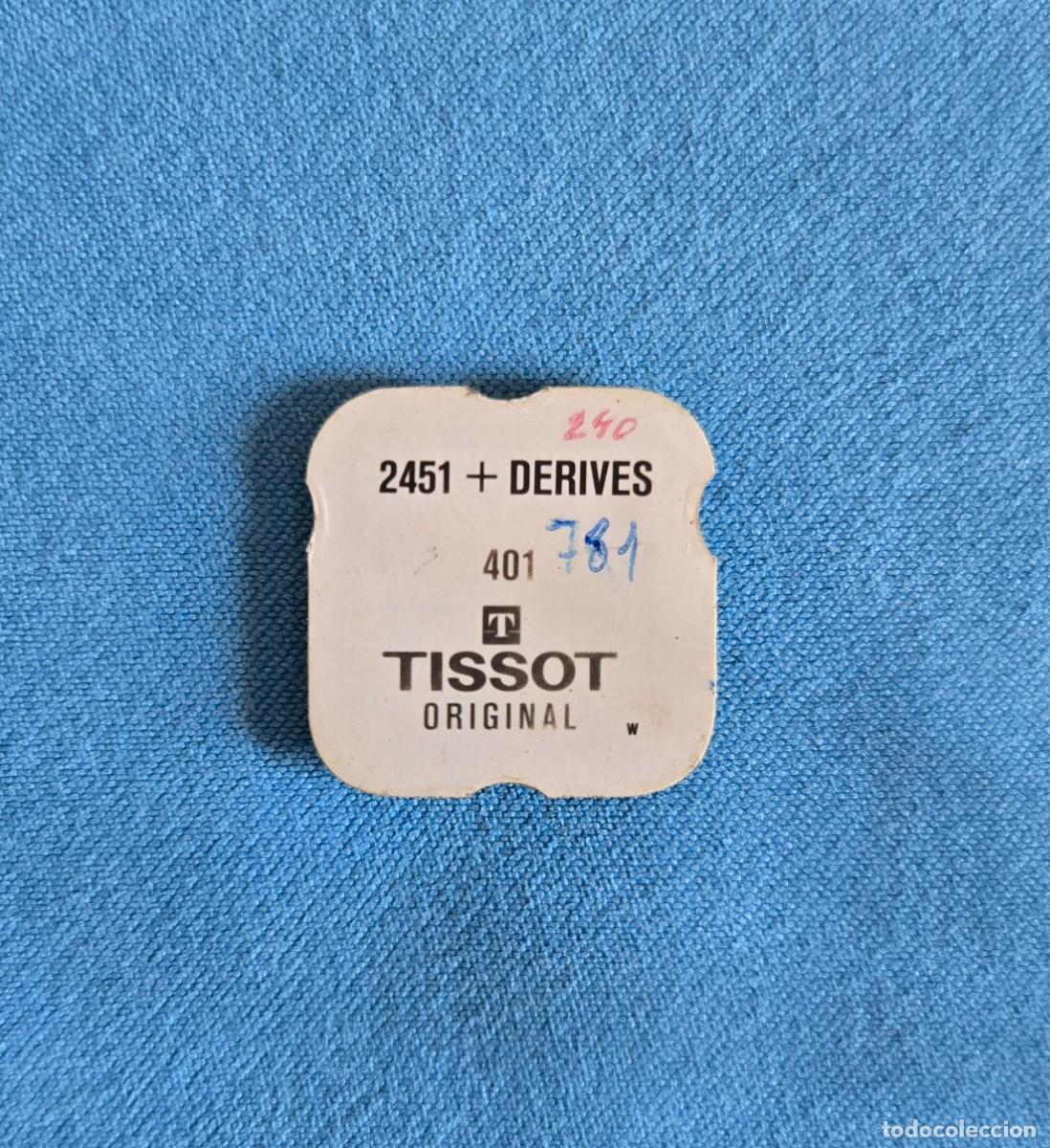 Recambios de relojes: 33-Lote 2 tijas Originales TISSOT ref. 2451 - 240 - 401 - 781