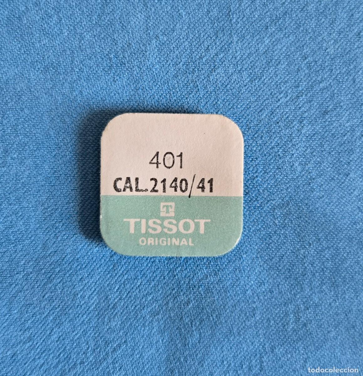 Recambios de relojes: 38-Lote 3 tijas TISSOT 401 Recambio Original, calibre 2140/2141
