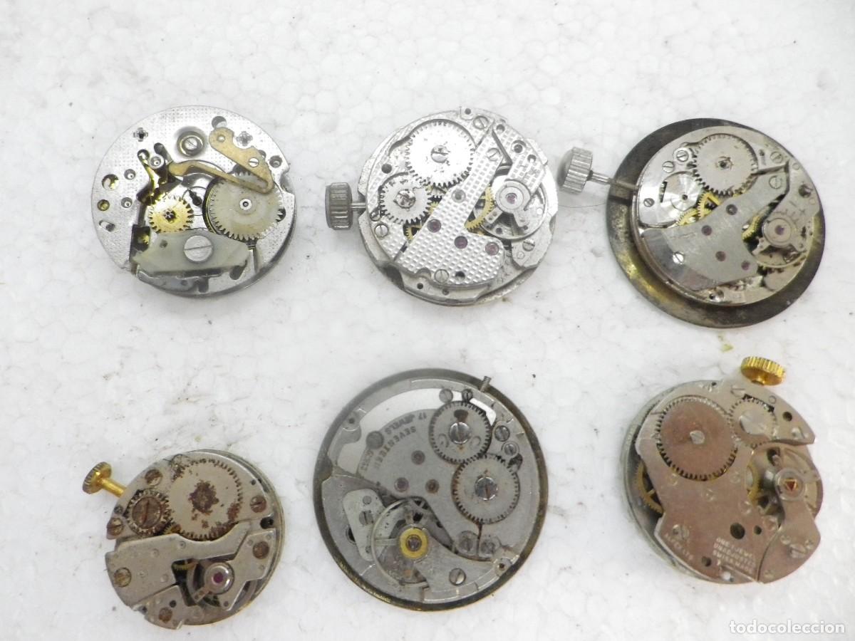Recambios de relojes: Lote 6 Maquinarias y Esferas Reloj Vintage Piezas Fornituras Reparar WATCHES