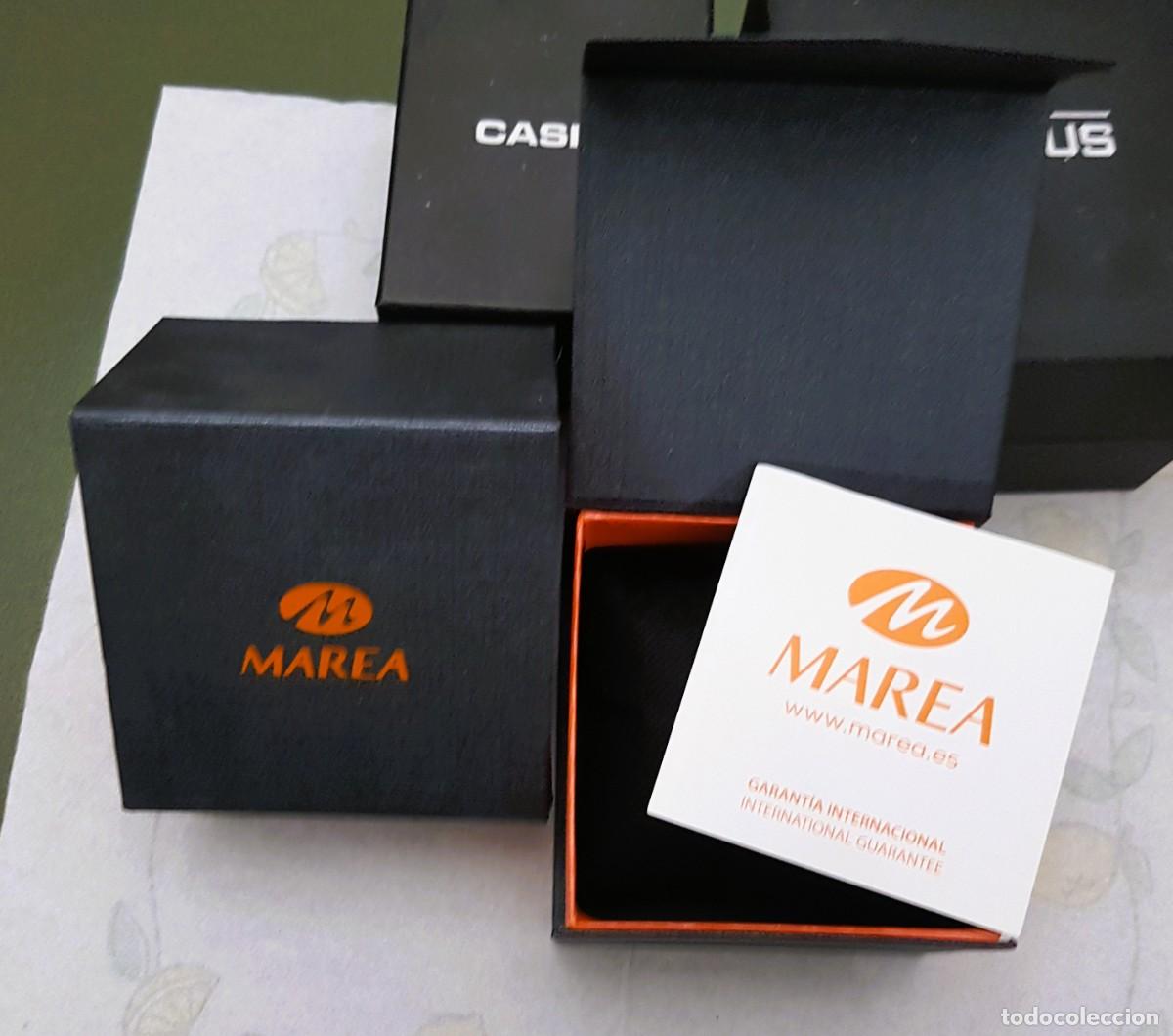 Recambios de relojes: LOTE 2 CAJAS VAC&Iacute;AS PARA RELOJ MAREA DE MUJER