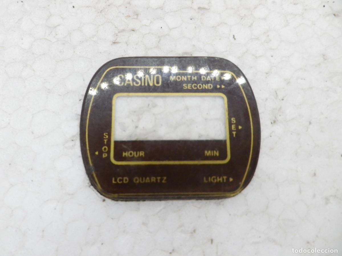 Recambios de relojes: Cristal Original Reloj Casino Digital Vintage Usado Repuesto Raridad watche