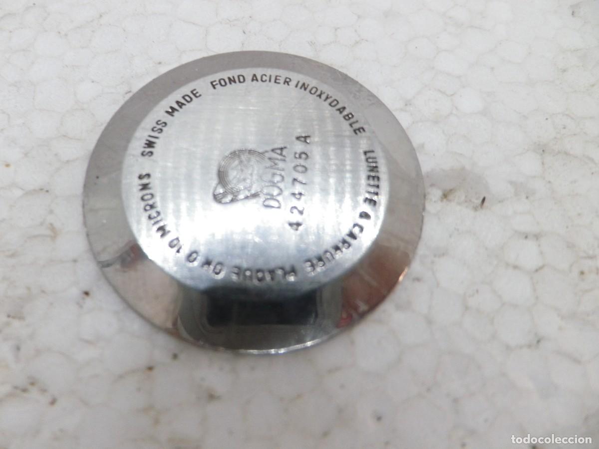 Recambios de relojes: Tapa Fondo Reloj Dogma 424705 A 28mm Acero Inoxidable Vintage Suizo Recambio