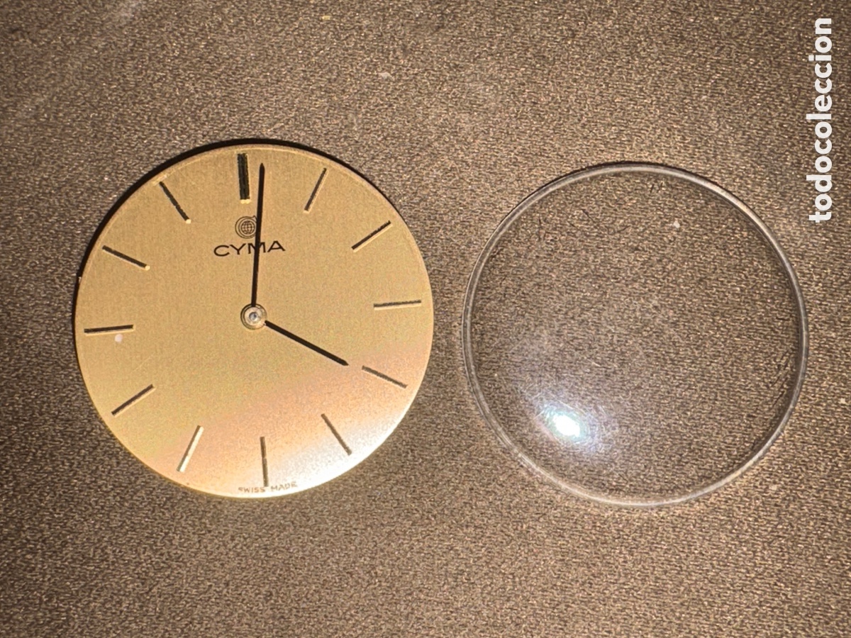 Recambios de relojes: Antigua maquinaria reloj CYMA,de carga manual*FUNCIONA*30mm