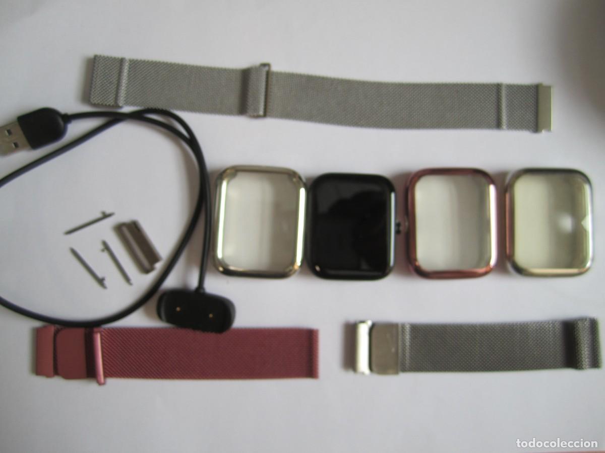Recambios de relojes: reloj amazfit con recambios pulsera cargador