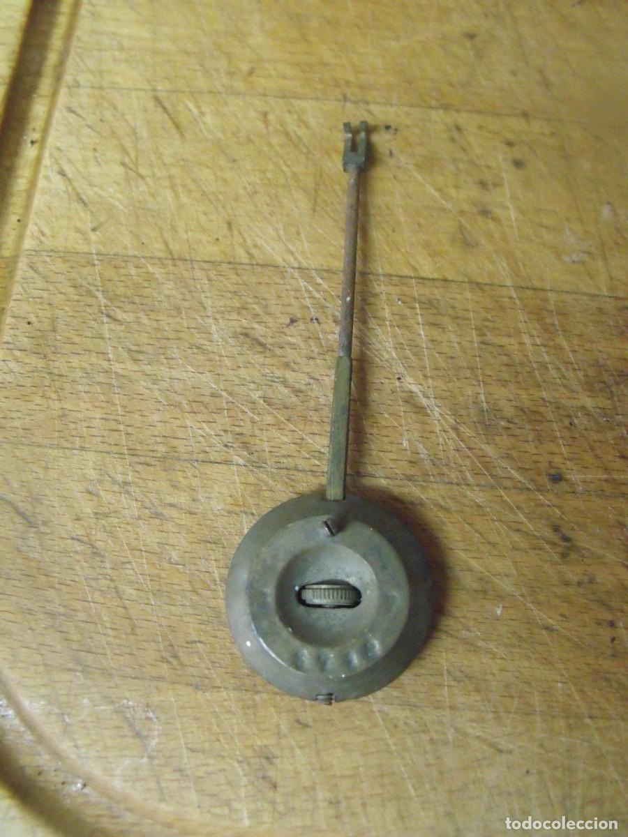 Recambios de relojes: antiguo pendulo para maquinaria paris reloj sobremesa-lote 676