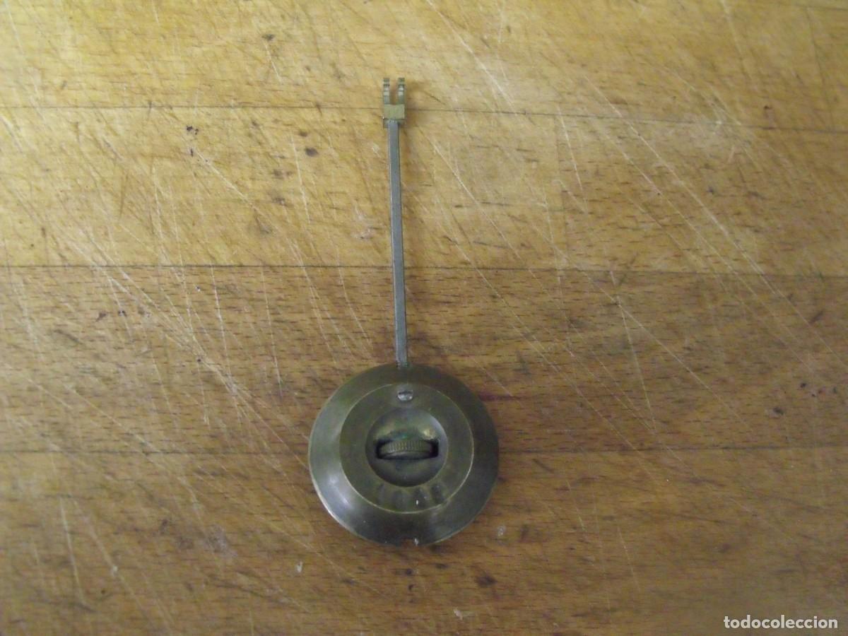 Recambios de relojes: antiguo pendulo para maquinaria paris reloj sobremesa-lote 676
