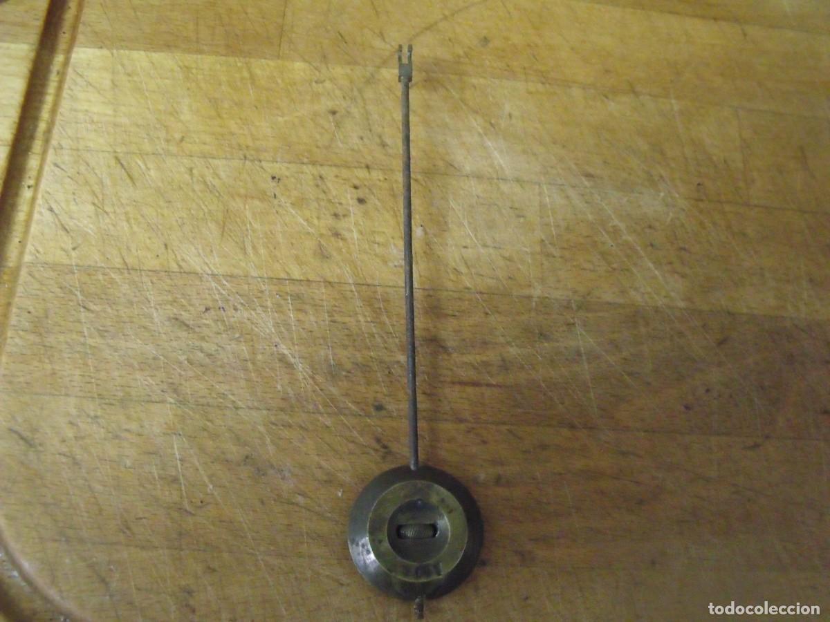 Recambios de relojes: antiguo pendulo para maquinaria paris reloj sobremesa-lote 676
