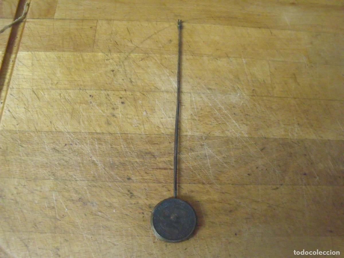 Recambios de relojes: antiguo pendulo para maquinaria paris reloj sobremesa-lote 676