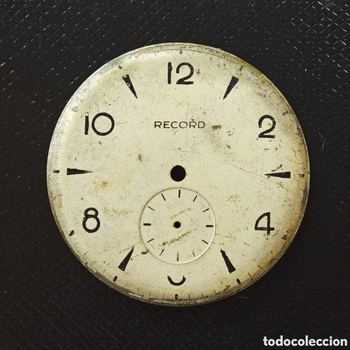 Recambios de relojes: RECORD esfera reloj vintage watch dial montre cadran orologio quadrante swiss