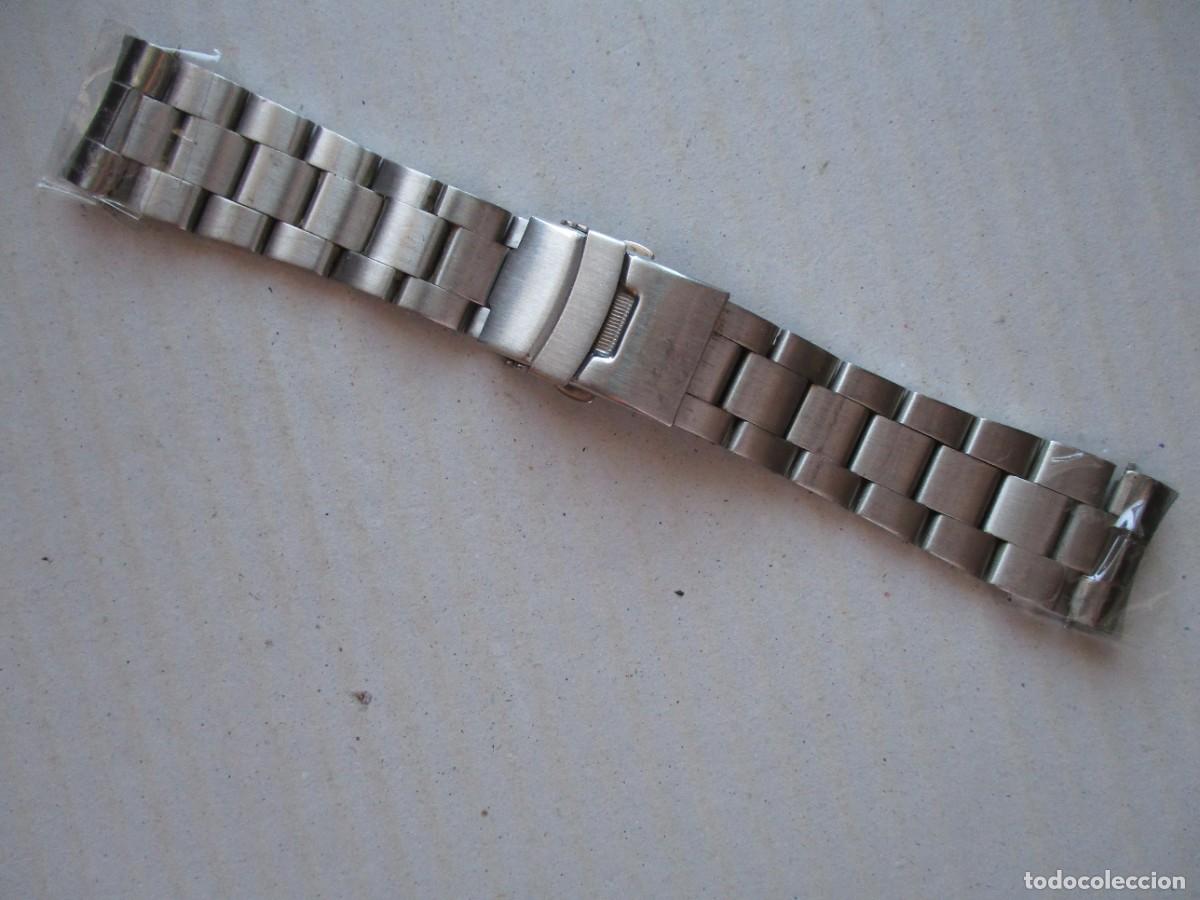 Recambios de relojes: CADENA ACERO CON PASADORES, LARGO 15.5 CM PRACTICAMENTE NUEVA. VER FOTOS. REF.1001