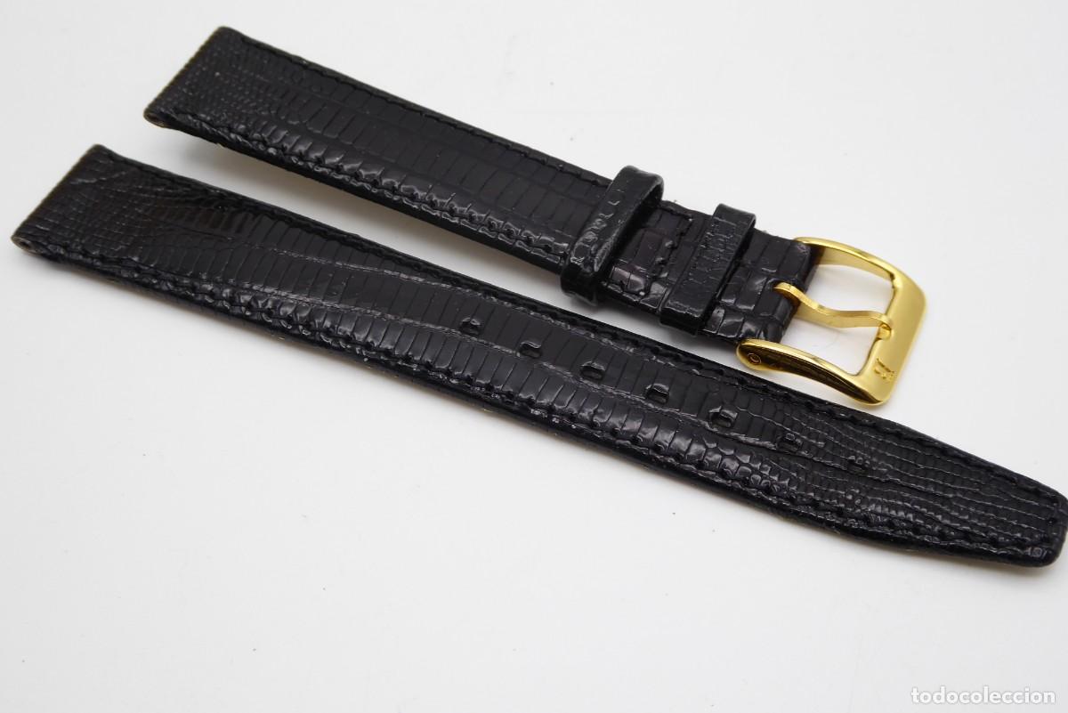 Recambios de relojes: Bucherer Lizard leather strap 16mm - Foto 1