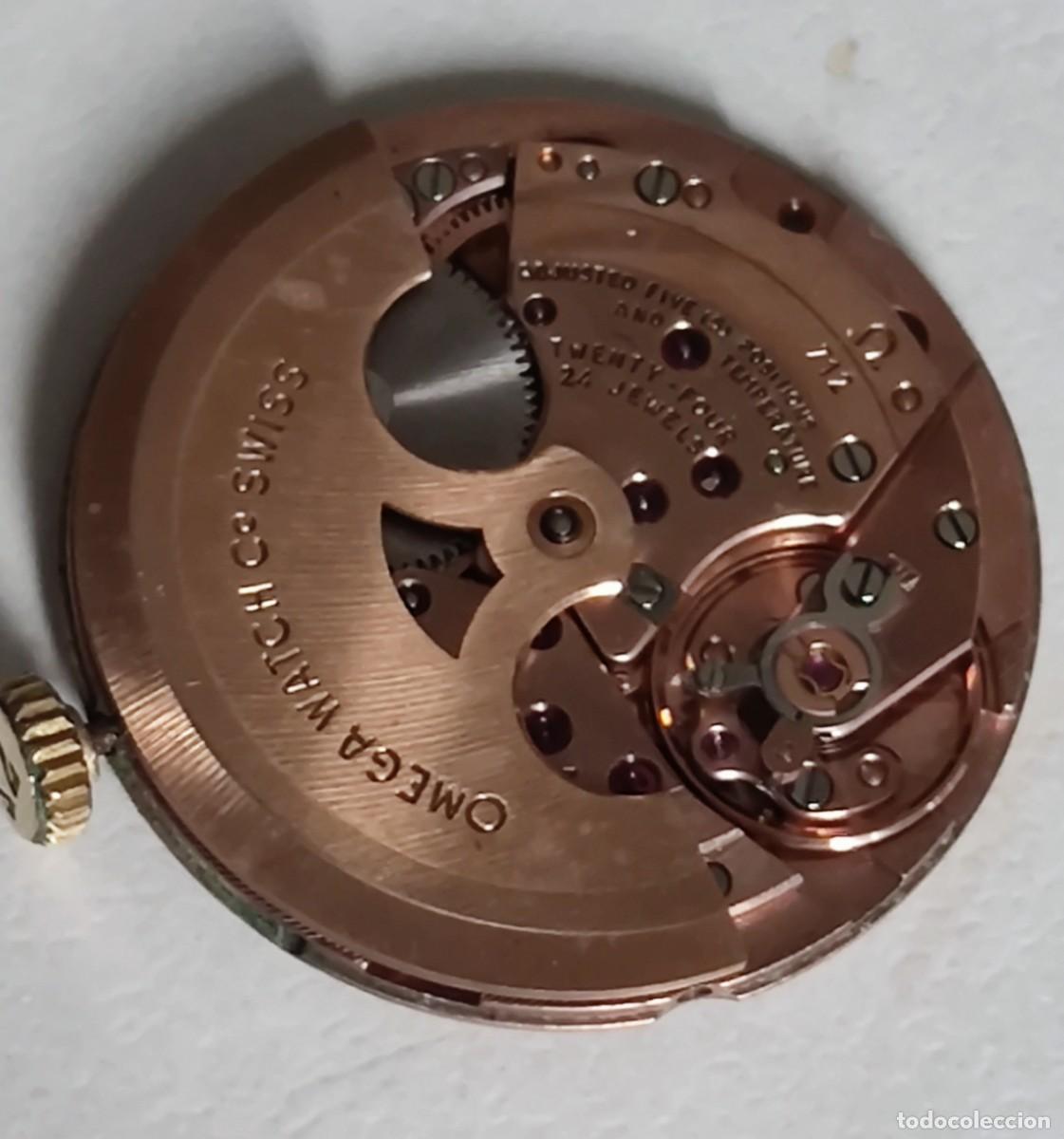 Recambios de relojes: Omega. Movimiento 712 con tija y corona