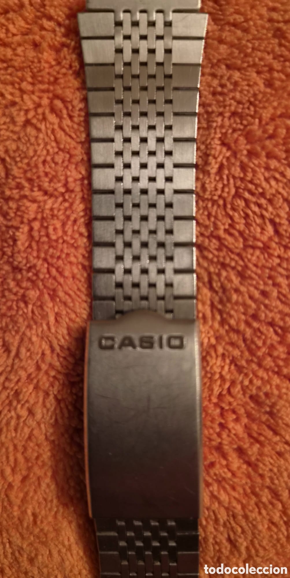 Recambios de relojes: CORREA/ARMIS CASIO VINTAGE ORIGINAL &ndash; STAINLESS STEEL JAPAN D &ndash; ACERO INOXIDABLE 1980s/1990s