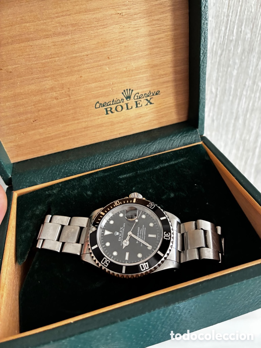 Recambios de relojes: Estuche Rolex vintage con el interior - Foto 3