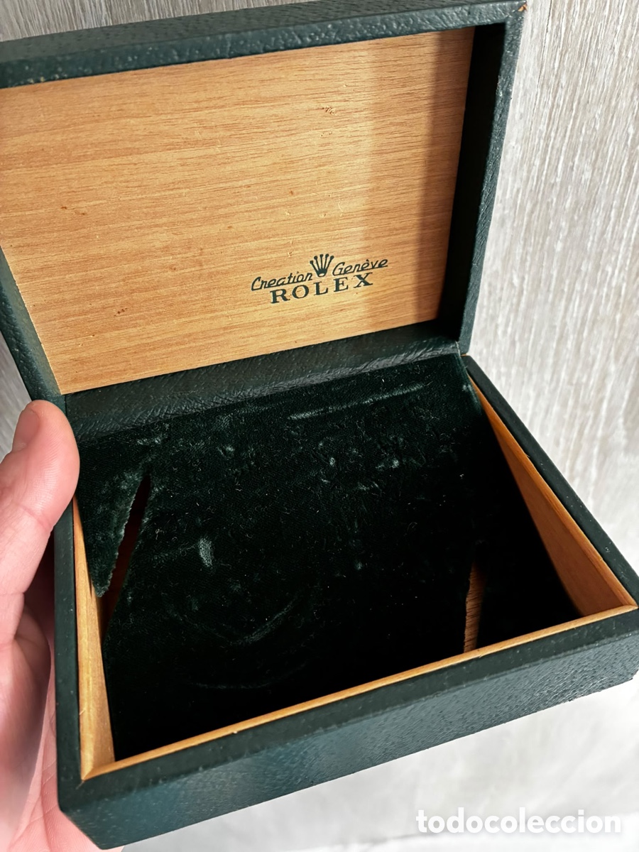 Recambios de relojes: Estuche Rolex vintage con el interior - Foto 4