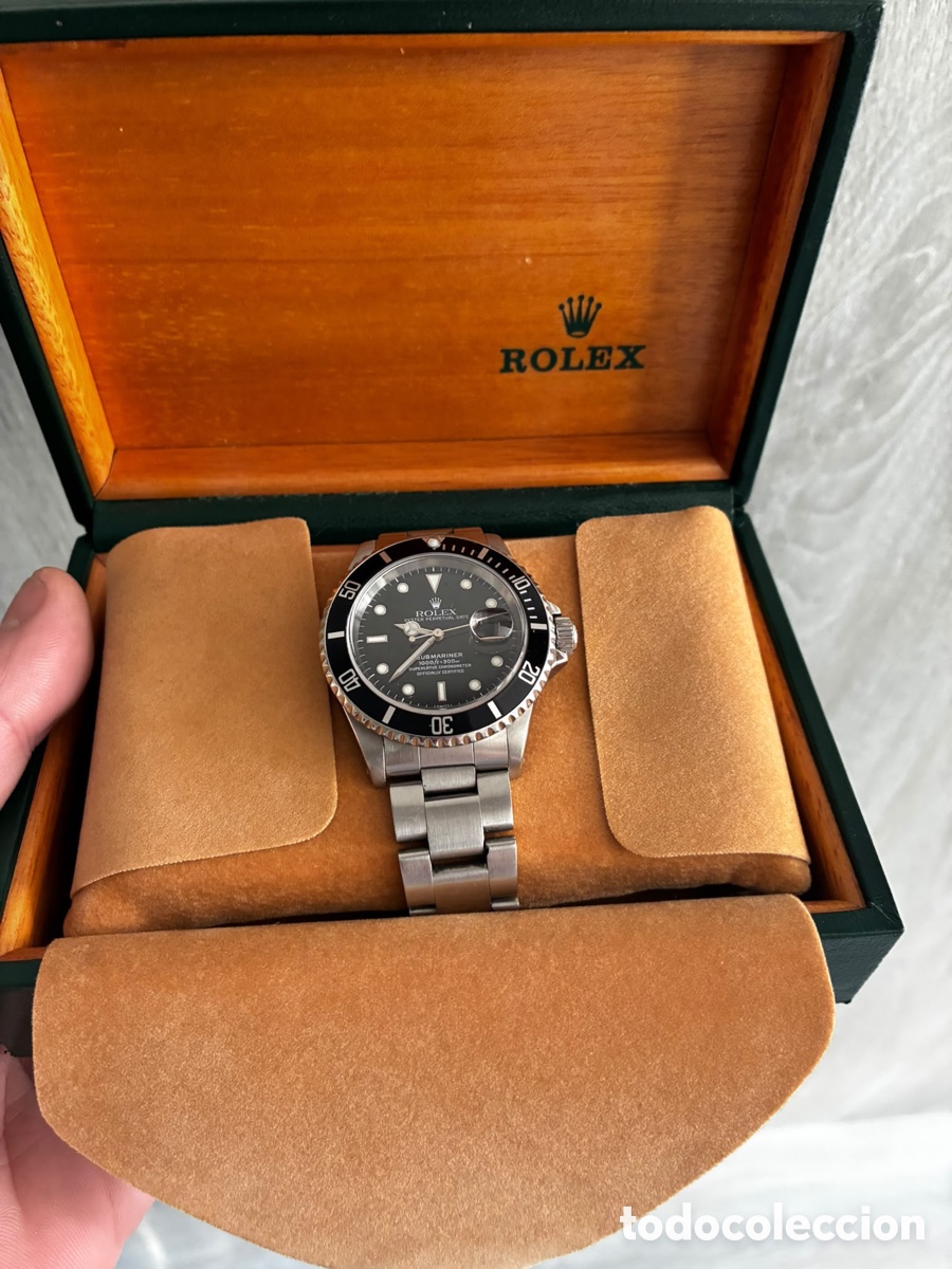 Recambios de relojes: Estuche reloj rolex con el interior vintage