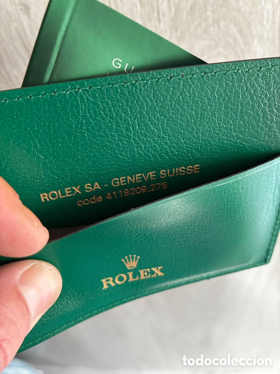 Recambios de relojes: Tarjetero rolex moderno con instrucciones