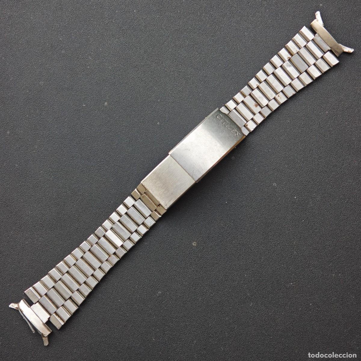 Recambios de relojes: CITIZEN 18mm brazalete reloj vintage bracelet watch montre orologio