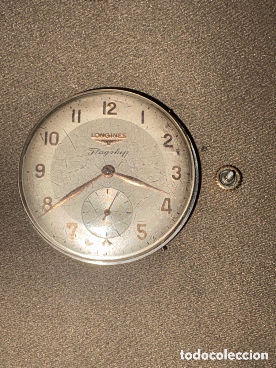 Ersatzteile f&uuml;r Uhren: Antigua maquinaria*LONGINES*modelo flag ship,34MM sin contar corona*VER FOTOS*