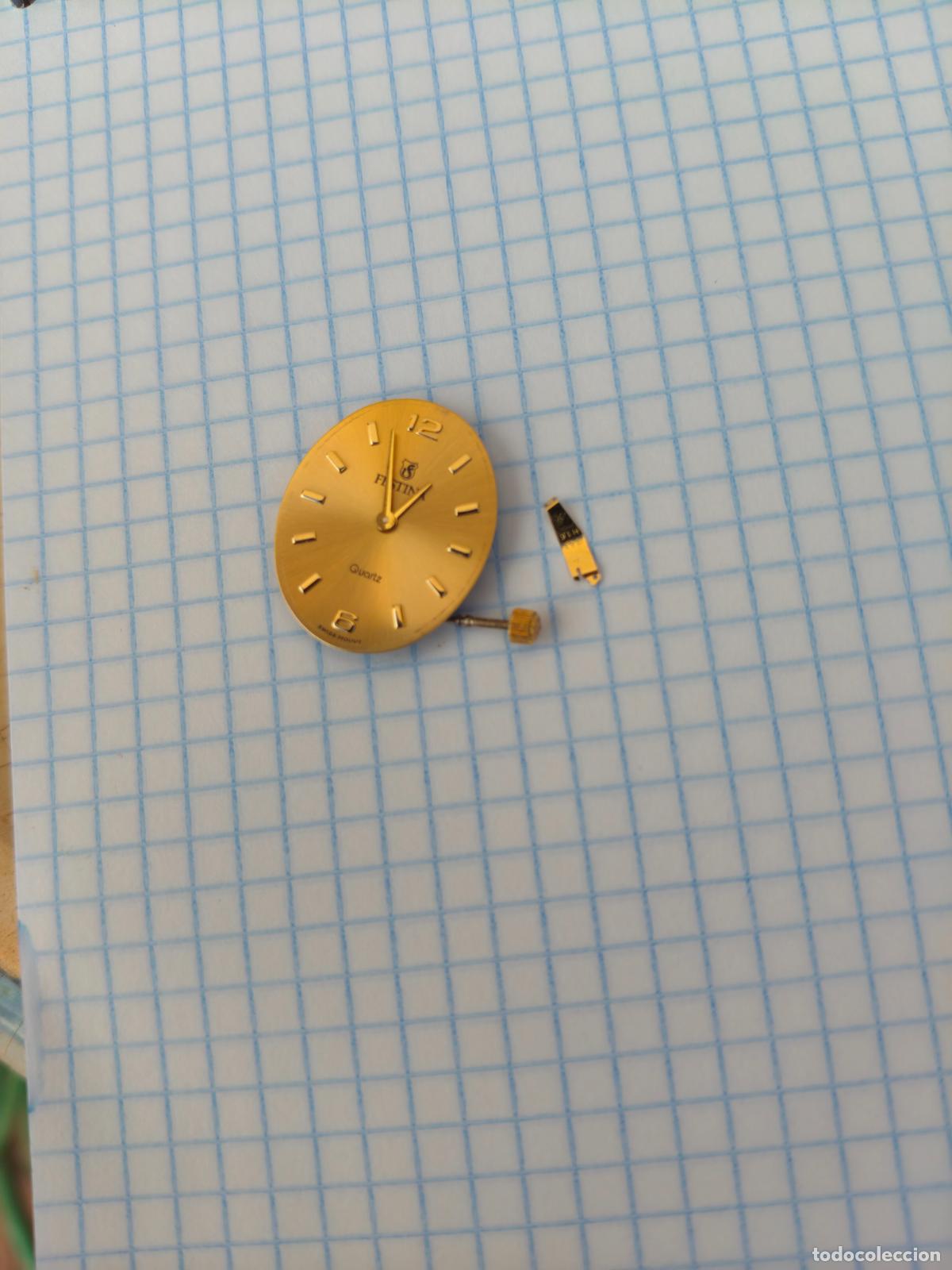 Recambios de relojes: Maquina suiza con esfera ovalada, reloj se&ntilde;ora