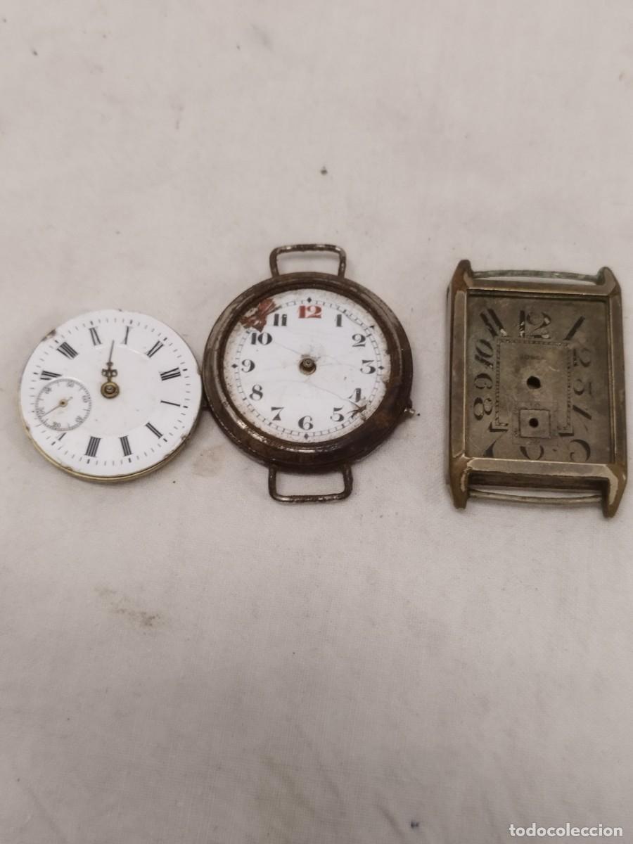 Recambios de relojes: Lote de Relojes Antiguos para Restaurar o Piezas &ndash; Trinchera y Art D&eacute;co.