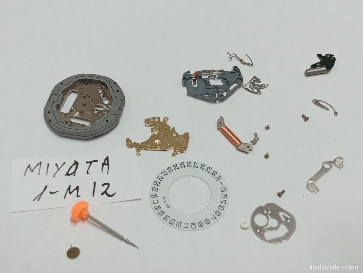 Recambios de relojes: Miyota 1M12 restos de mecanismo