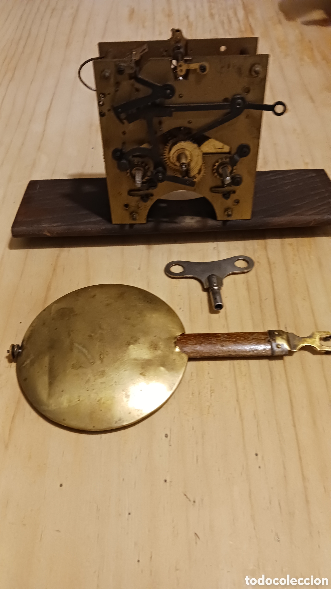 Recambios de relojes: ANTIGUA MAQUINARIA DE RELOJ DE PARED