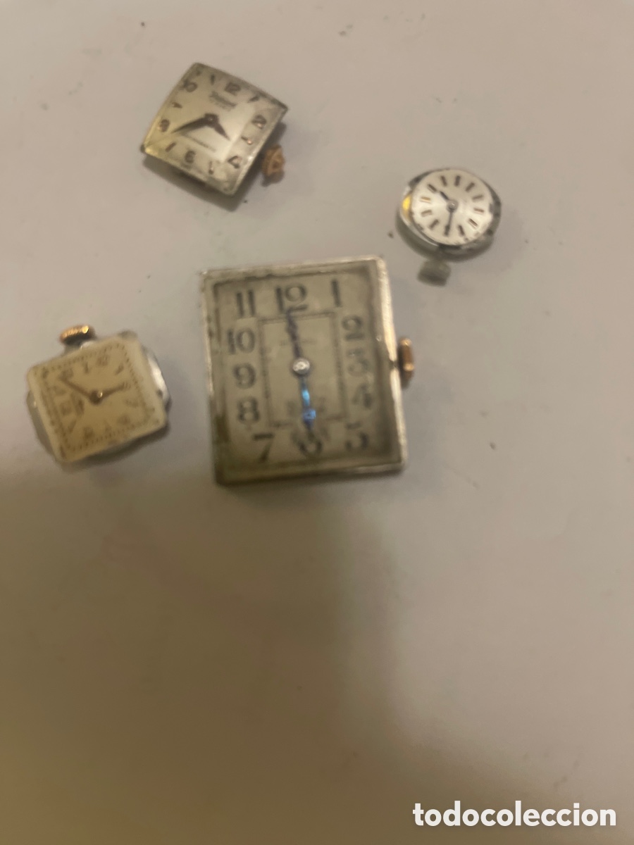 Recambios de relojes: Lote de 4 relojes para recambios