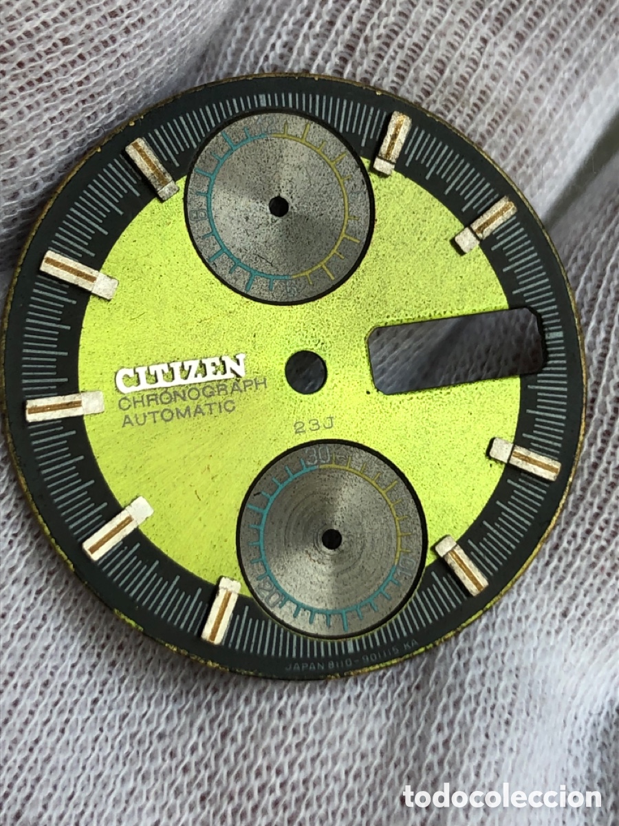 Recambios de relojes: Esfera reloj citizen autom&aacute;tico cron&oacute;grafo - Foto 2