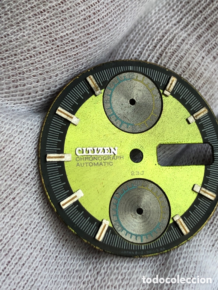 Recambios de relojes: Esfera reloj citizen autom&aacute;tico cron&oacute;grafo - Foto 4