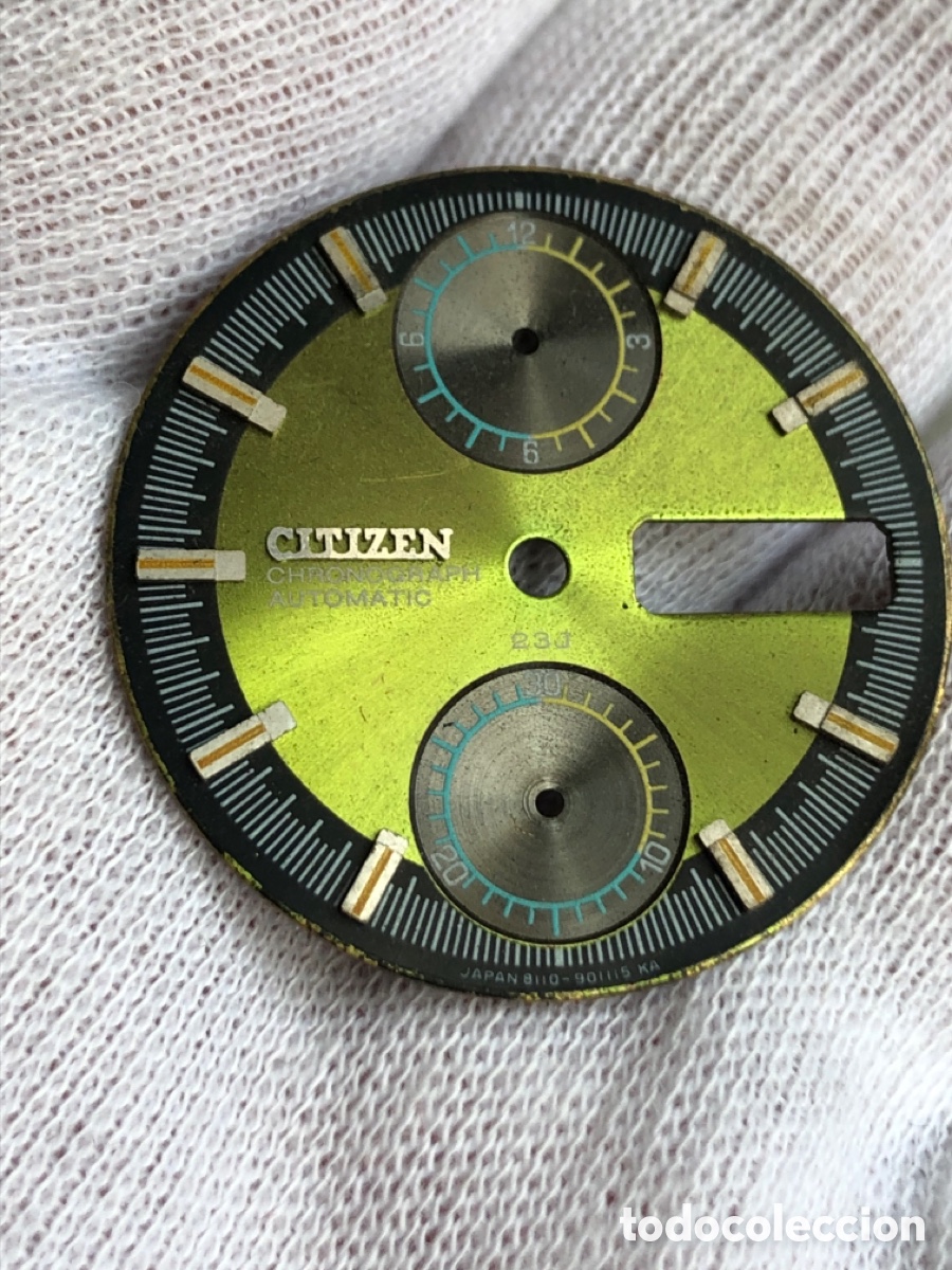 Recambios de relojes: Esfera reloj citizen autom&aacute;tico cron&oacute;grafo - Foto 5