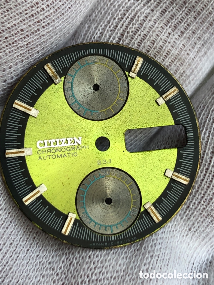 Recambios de relojes: Esfera reloj citizen autom&aacute;tico cron&oacute;grafo - Foto 6