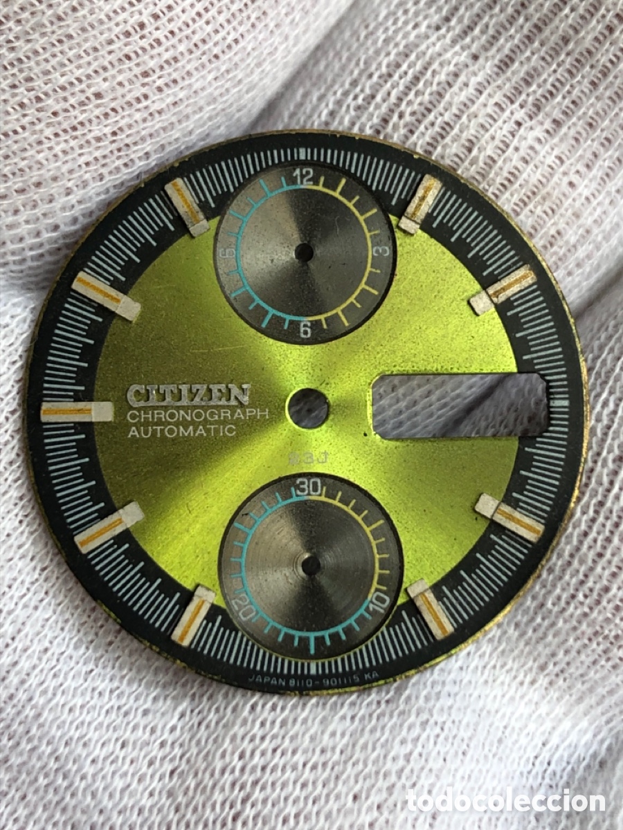 Recambios de relojes: Esfera reloj citizen autom&aacute;tico cron&oacute;grafo - Foto 7
