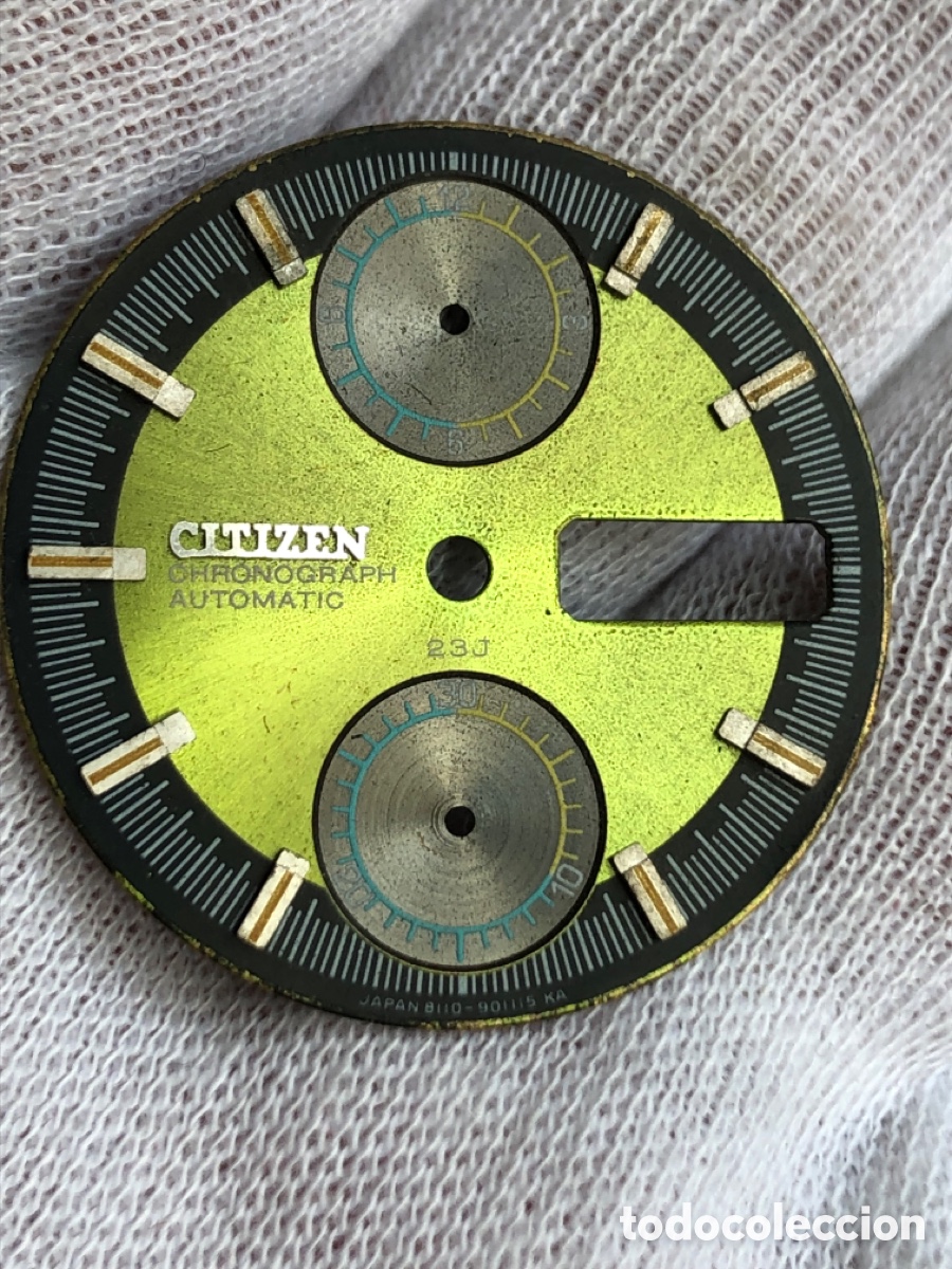 Recambios de relojes: Esfera reloj citizen autom&aacute;tico cron&oacute;grafo - Foto 1