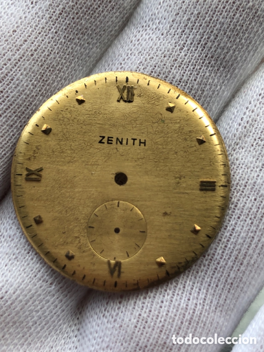 Recambios de relojes: Esfera reloj zenith de cuerda a&ntilde;os 60