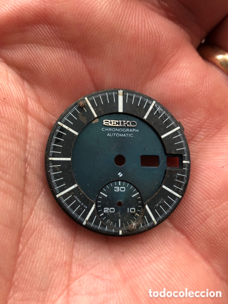 Recambios de relojes: Esfera reloj Seiko autom&aacute;tico cron&oacute;grafo - Foto 2