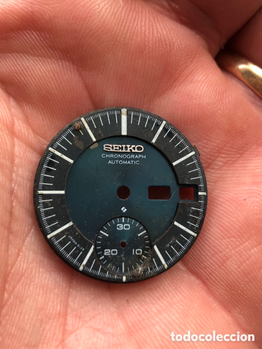 Recambios de relojes: Esfera reloj Seiko autom&aacute;tico cron&oacute;grafo - Foto 5