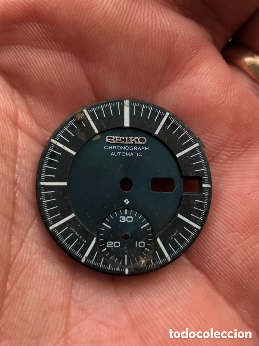 Recambios de relojes: Esfera reloj Seiko autom&aacute;tico cron&oacute;grafo - Foto 6