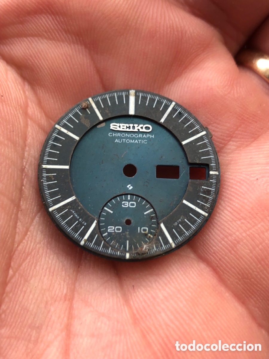 Recambios de relojes: Esfera reloj Seiko autom&aacute;tico cron&oacute;grafo - Foto 7