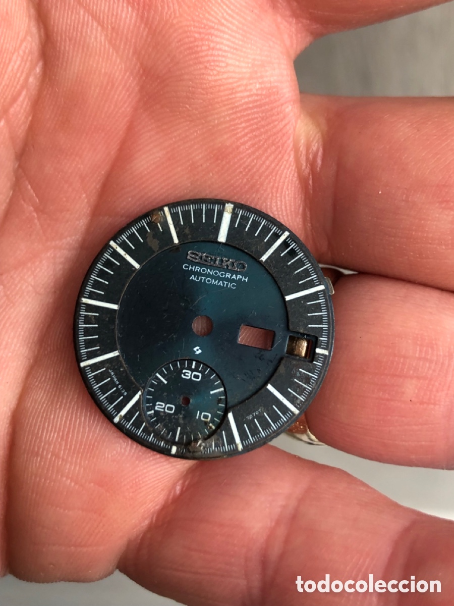 Recambios de relojes: Esfera reloj Seiko autom&aacute;tico cron&oacute;grafo - Foto 9