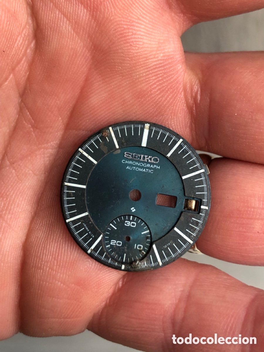 Recambios de relojes: Esfera reloj Seiko autom&aacute;tico cron&oacute;grafo - Foto 10