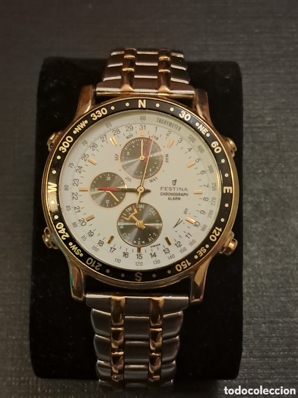 Recambios de relojes: Reloj FESTINA Chronograph Alarm Bicolor (Para Piezas/Reparar)