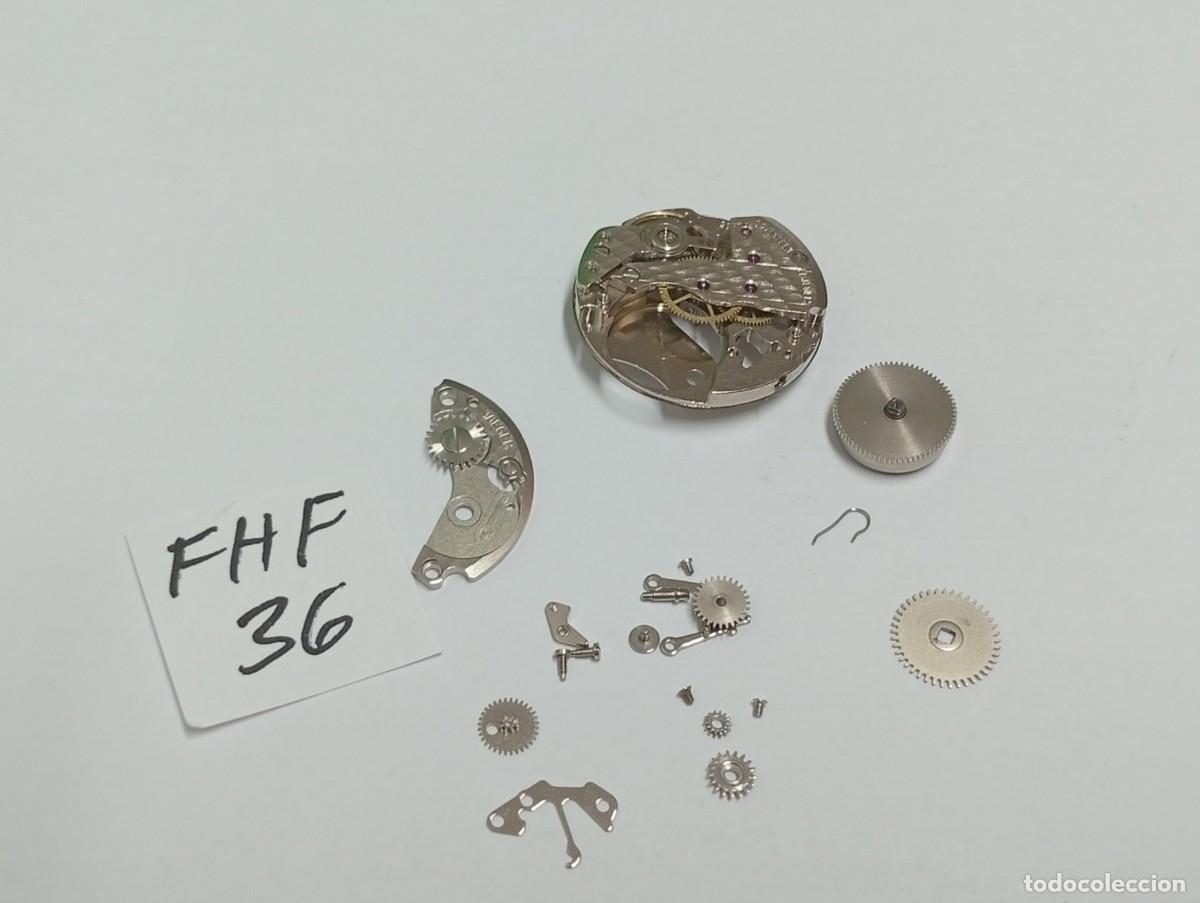 Recambios de relojes: Fhf 36, restos de mecanismo - Foto 2