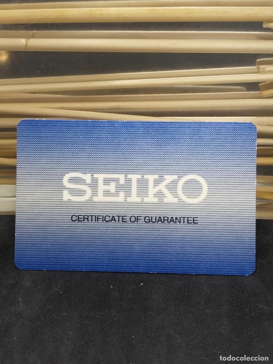 Pe&ccedil;as de reposi&ccedil;&atilde;o de rel&oacute;gios: garantia reloj seiko