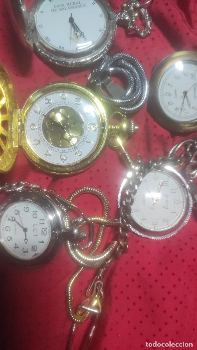 Recambios de relojes: Lote 5 relojes bolsillo para piezas - Caja Rural Salamanca + C&C + 3 m&aacute;s