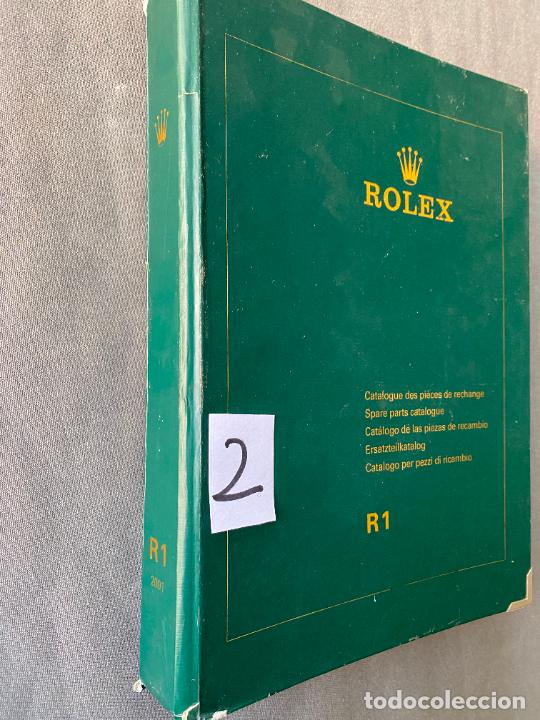 Relojes - Rolex: ROLEX CATALOGO DE LAS PIEZAS DE RECAMBIO R1 , ORIGINAL AL 100 % , SPARE PARTS CATALOGUE - Foto 6 - 293566213