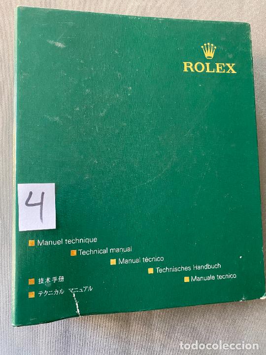 Relojes - Rolex: ROLEX MANUAL TECNICO , ORIGINAL AL 100 % , TECHNICAL MANUAL , CALIBRES A - Foto 9 - 293589033